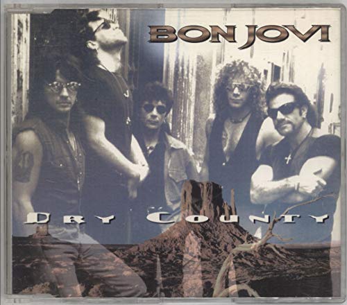 Bon Jovi Dry County Live - Gold Autograph Disc 1994 German CD single 858417-2