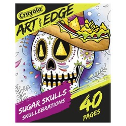 Crayola Sugar Skulls Coloring Book, Volume 3, Teen Coloring, 32 Pages