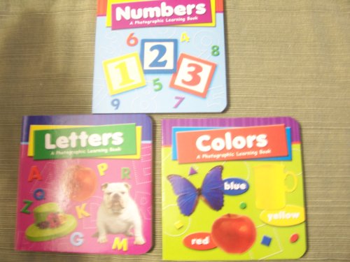 Photographic Learning Books ~ Set of 3 (Opposites, Playtime, First Words)