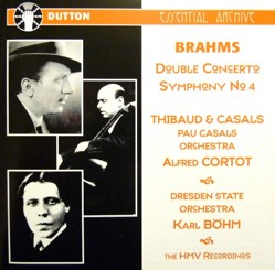 Brahms: Double Concerto, Symphony 4