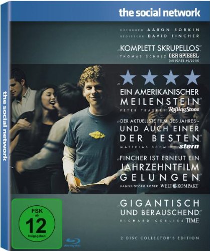 THE SOCIAL NETWORK (SPECIAL ED [Blu-ray] [2010] [Region A & B & C]