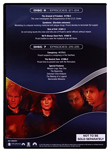 Star Trek The Next Generation - Season 1 (Slimline Edition) [DVD] [UK Import]