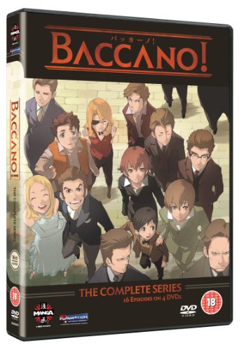Baccano! (Complete Collection) - 4-DVD Box Set ( Baccano! (16 Episodes) ) [ NON-USA FORMAT, PAL, Reg.2 Import - United Kingdom ]