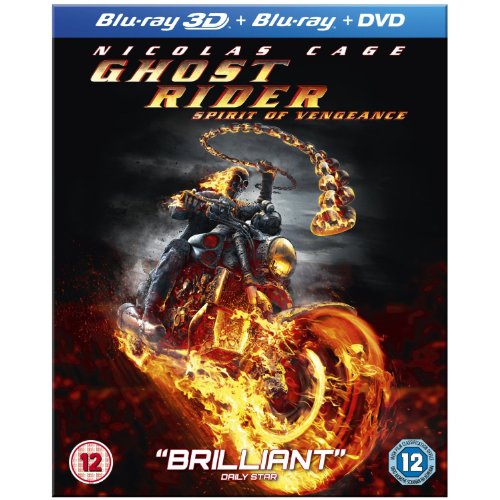 [Import Anglais]Ghost Rider: Spirit Of Vengeance 3D Blu Ray + DVD