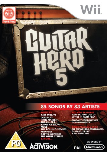 Guitar Hero 5 - Game Only (Wii) by ACTIVISION