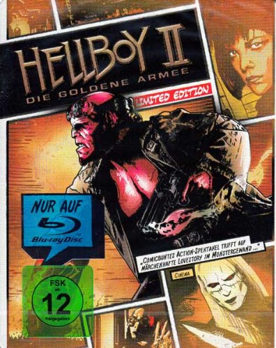 Hellboy 2 The Golden Army Reel Heroes Blu-ray SteelBook (Region Free)