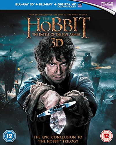 The Hobbit: The Battle of the Five Armies [Blu-ray 3D + Blu-ray] [2015] [Region Free]