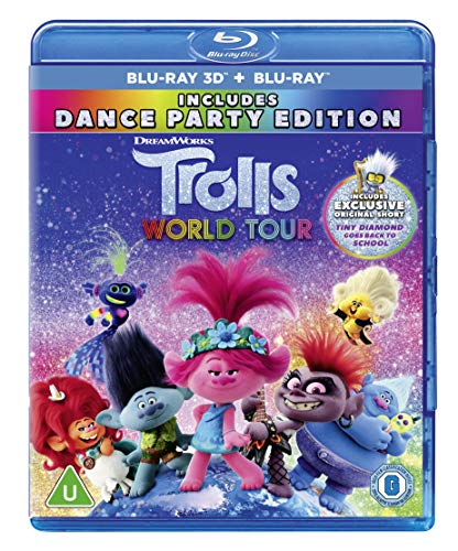 Trolls World Tour (2D +3D Blu-ray) [2020] [Region Free]