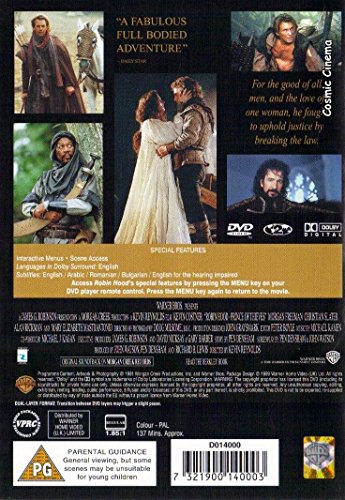 Robin Hood: Prince of Thieves [Region 2]