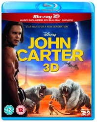 John Carter (Blu-ray 3D / Blu Ray 2D) [Region Free] [UK Import]