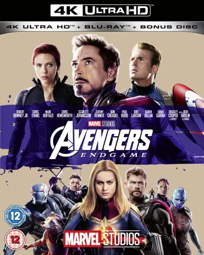 Avengers Endgame [Blu-ray + 4K UHD] [2019] [Region Free]