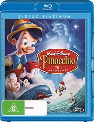Pinocchio (1940) (70th Anniversary 2 Disc Platinum Edition) [Blu-Ray]