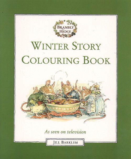 Winter Story Colouring Book