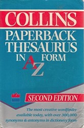 The Collins Paperback Thesaurus in A-Z Form
