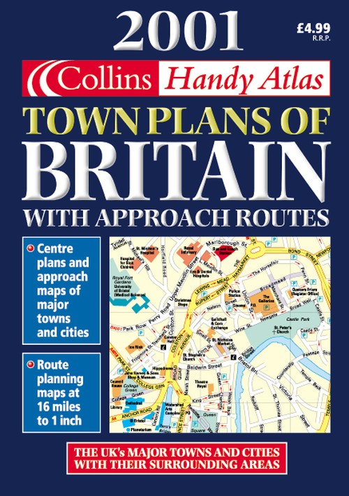 2001 Handy Town Plan Atlas Britain