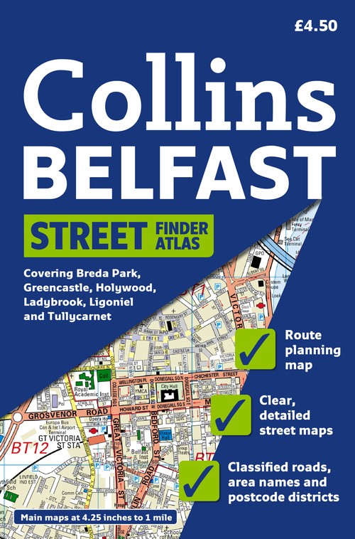 Belfast Streetfinder Colour Atlas