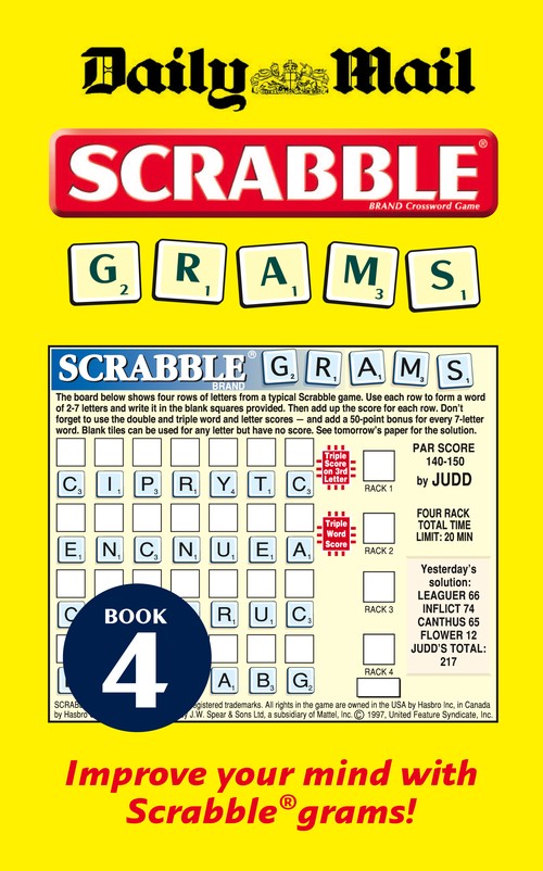Collins Daily Mail Scrabble Grams