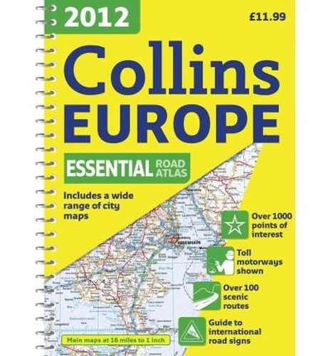 2012 Collins Europe Essential Road Atlas (International Road Atlases)