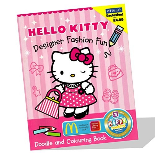 Hello Kitty Designer Doodle Book and Colouring Book