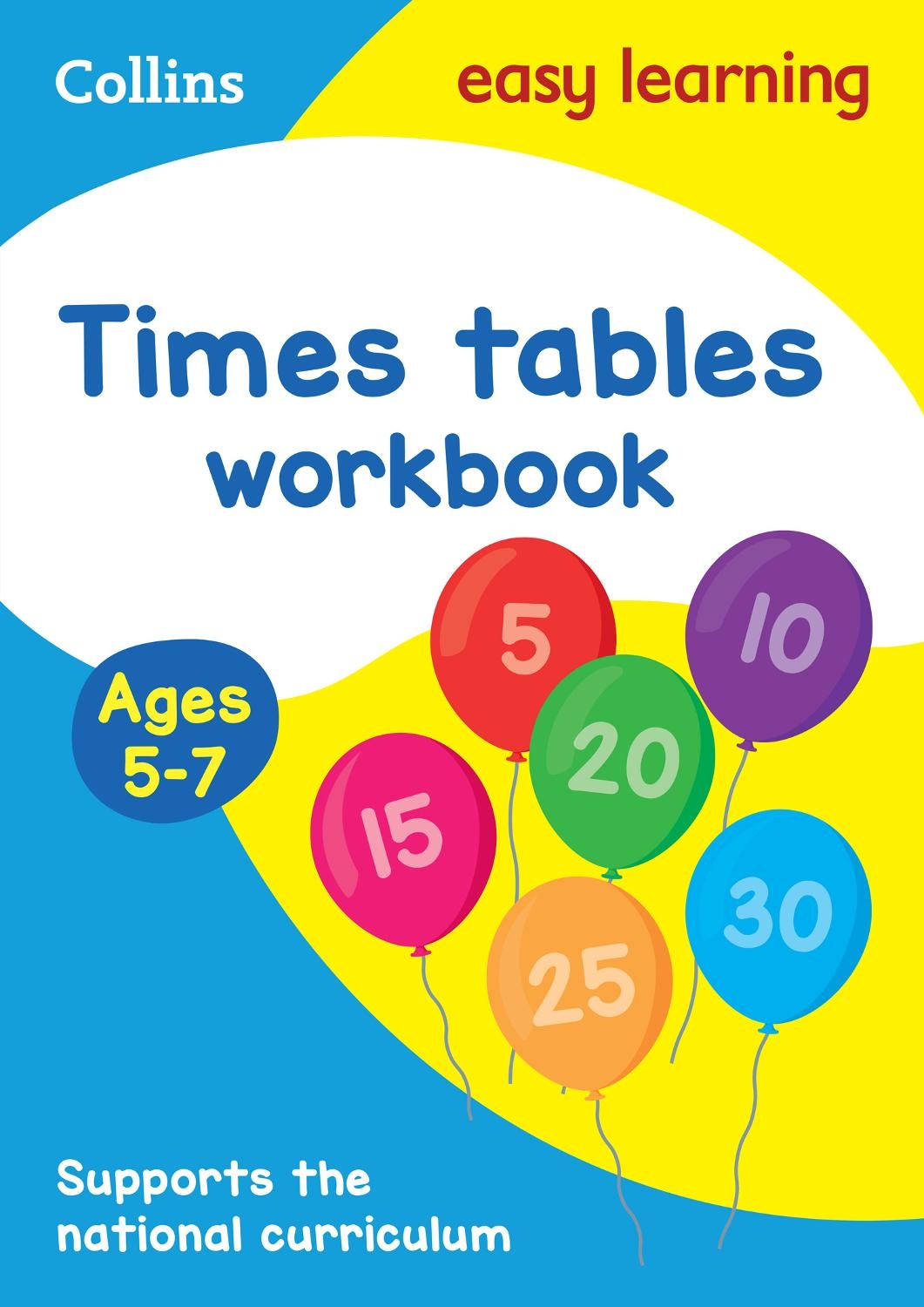 Collins Easy Learning - Times Tables Workbook Ages 5-7: Ideal for Home Learning