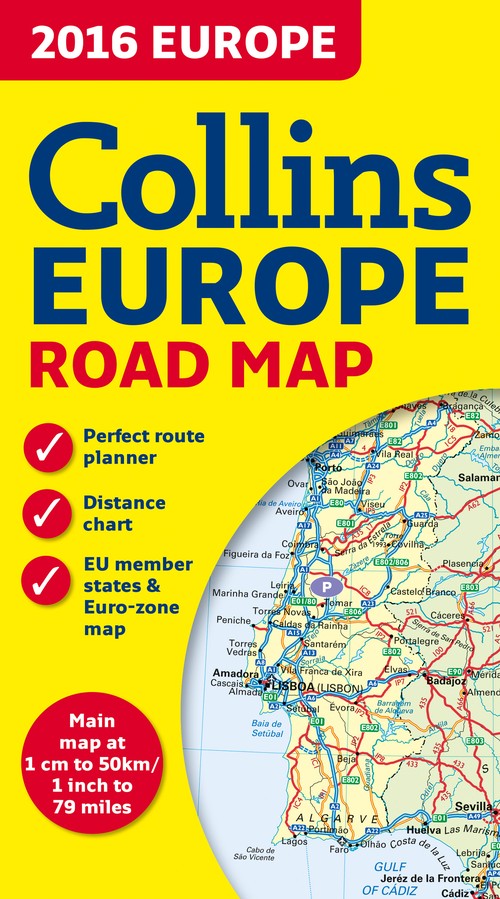 2016 Collins Map of Europe