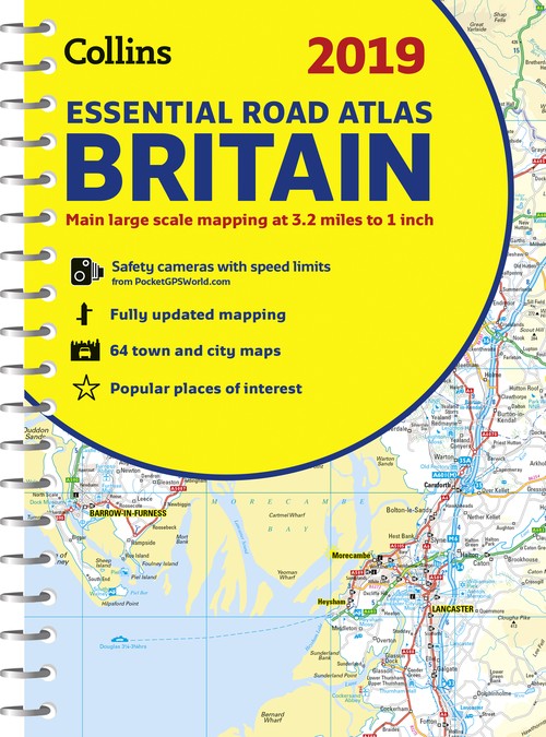 2019 Collins Essential Road Atlas Britain