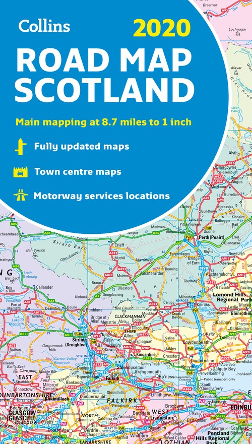 2020 Collins Map of Scotland