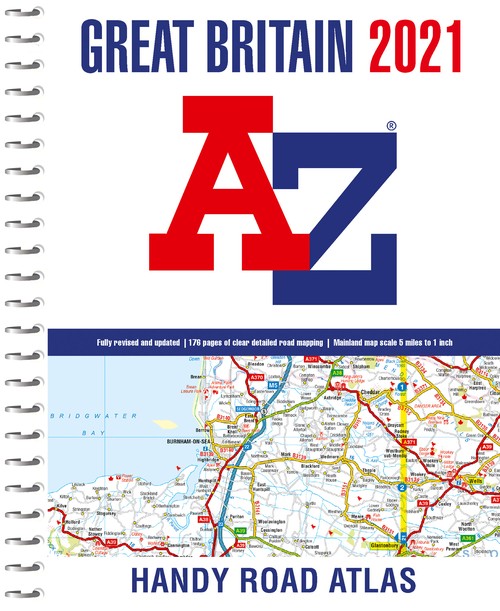 Great Britain A-Z Handy Road Atlas 2021 (A5 Spiral)
