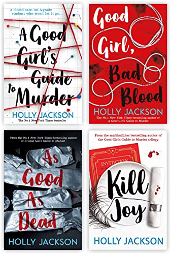 Holly Jackson Collection 4 Books Set: A Good Girl's Guide to Murder; Good Girl, Bad Blood; As Good as Dead, Kill Joy