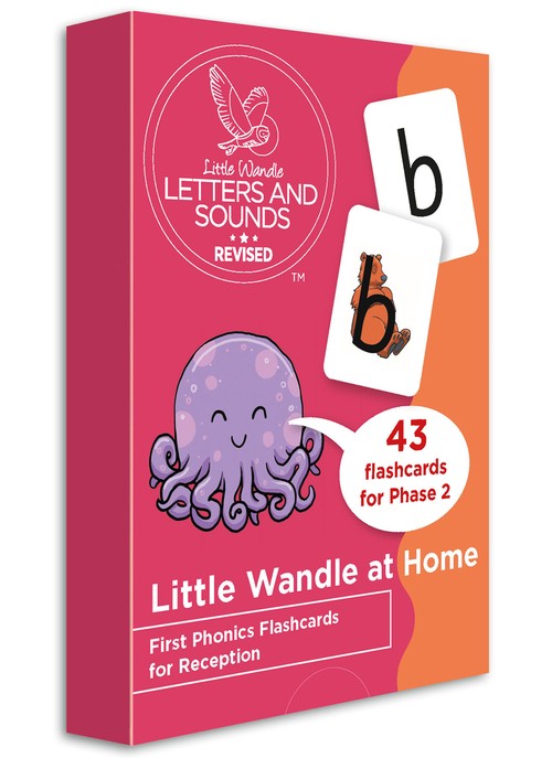 Wandle Learning Trust And Little Sutton Primary School - Little Wandle at Home First Phonics Flashcards for Reception