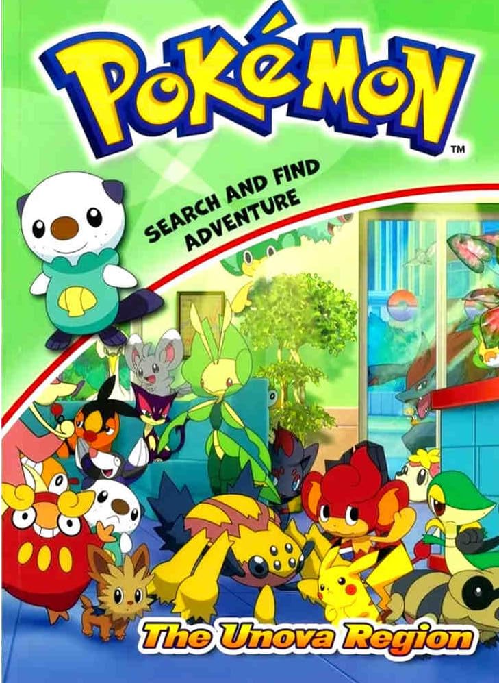 Pokémon Search and Find Adventure Book - Pokemon Activity Book - The Unova Region