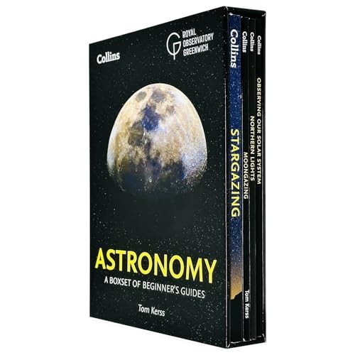 Beginner's Guides of Astronomy 4 Books Collection Box Set (Stargazing, Moongazing, Northern Lights & Observing our Solar System)