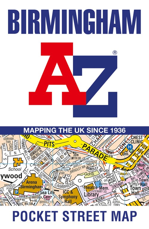 Birmingham A-Z Pocket Street Map