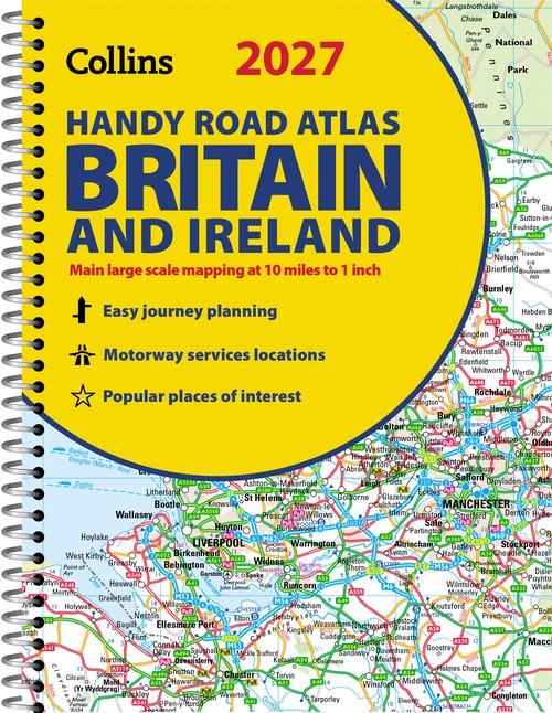 Collins Handy Road Atlas Britain and Ireland 2027 (A5 Spiral)