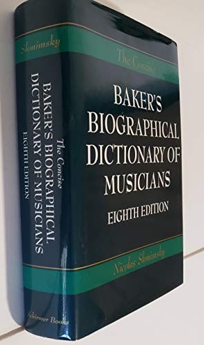 Baker's Biographical Dictionary of Musicians