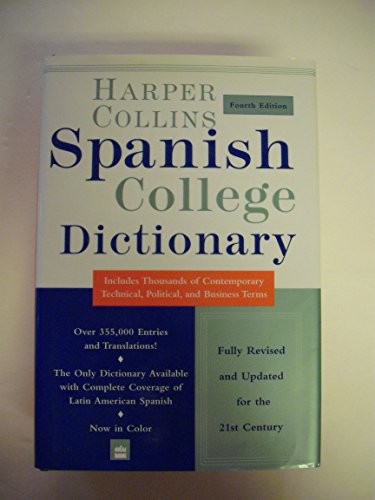 HarperCollins Spanish College Dictionary 4th Edition
