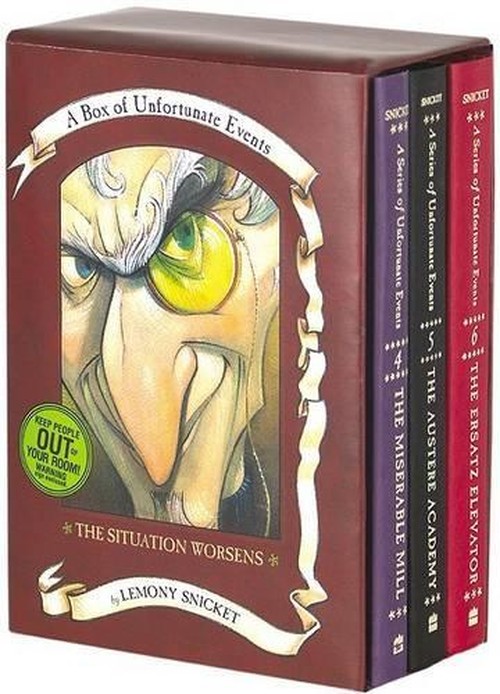 A Box of Unfortunate Events Books 4 5 6
