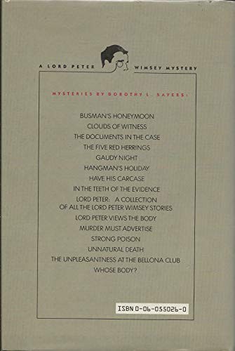 The Unpleasantness at the Bellona Club