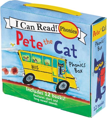 Dean, James - Pete The Cat Phonics Box: Includes 12 Mini-Books Featuring Short and Long Vowel Sounds (I Can Read Phonics)