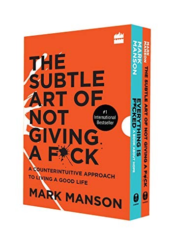 MARK MANSON BOX SET,THE SUBTLE ART OF NOT GIVING A FOCK