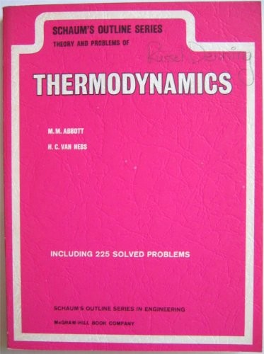 Schaum's Outline of Theory and Problems of Thermodynamics