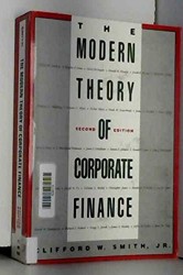 The Modern Theory of Corporate Finance