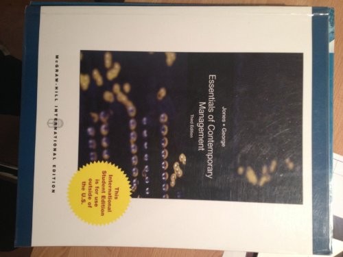 Essentials of Contemporary Management