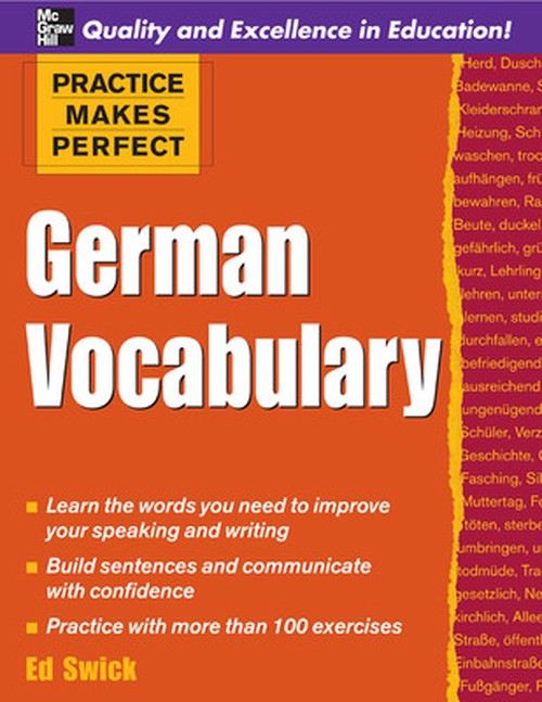 Practice Makes Perfect: German Vocabulary