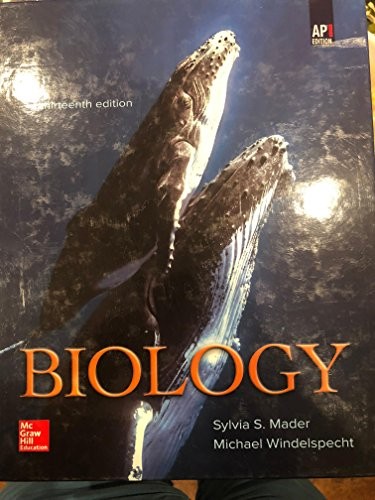 Mader, Biology, 2019, 13e (AP Edition), Student Edition
