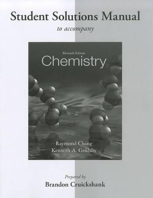 Chemistry Student Solutions Manual