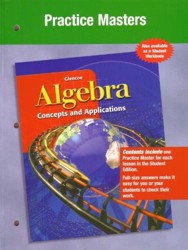 Algebra: Concepts and Applications, Practice Masters ) 2001