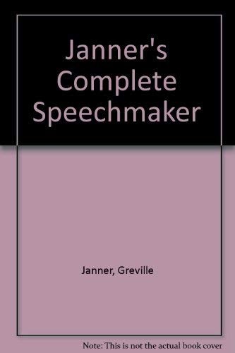Janner's Complete Speechmaker