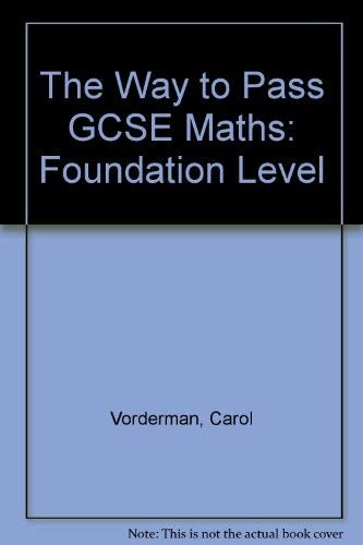 The Way to Pass GCSE Maths
