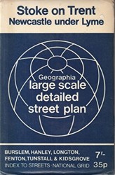 Stoke-on-Trent (5 Towns) Street Plan: 1m-5"